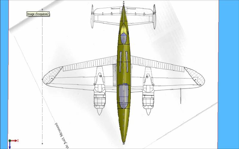 SNCASE SE-100 au 1/48 ème Scratch. Les arêtes de Limande. SNCASE_SE100_06