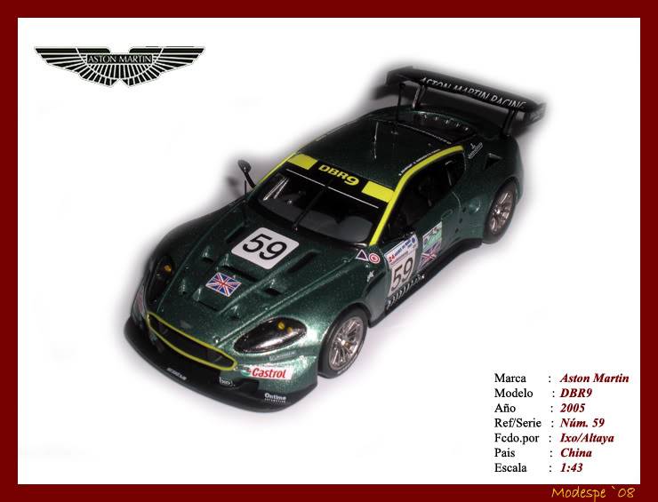 La Colección de Modespe 1:43 AstonMartinDBR9