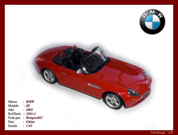 La Colección de Modespe 1:43 BMWZ8-1