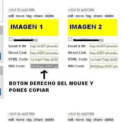 Como crearte una galeria con photobucket y subirlas a derarezas 4