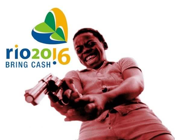 Cartaz do Rio - Passa a grana Rio2016