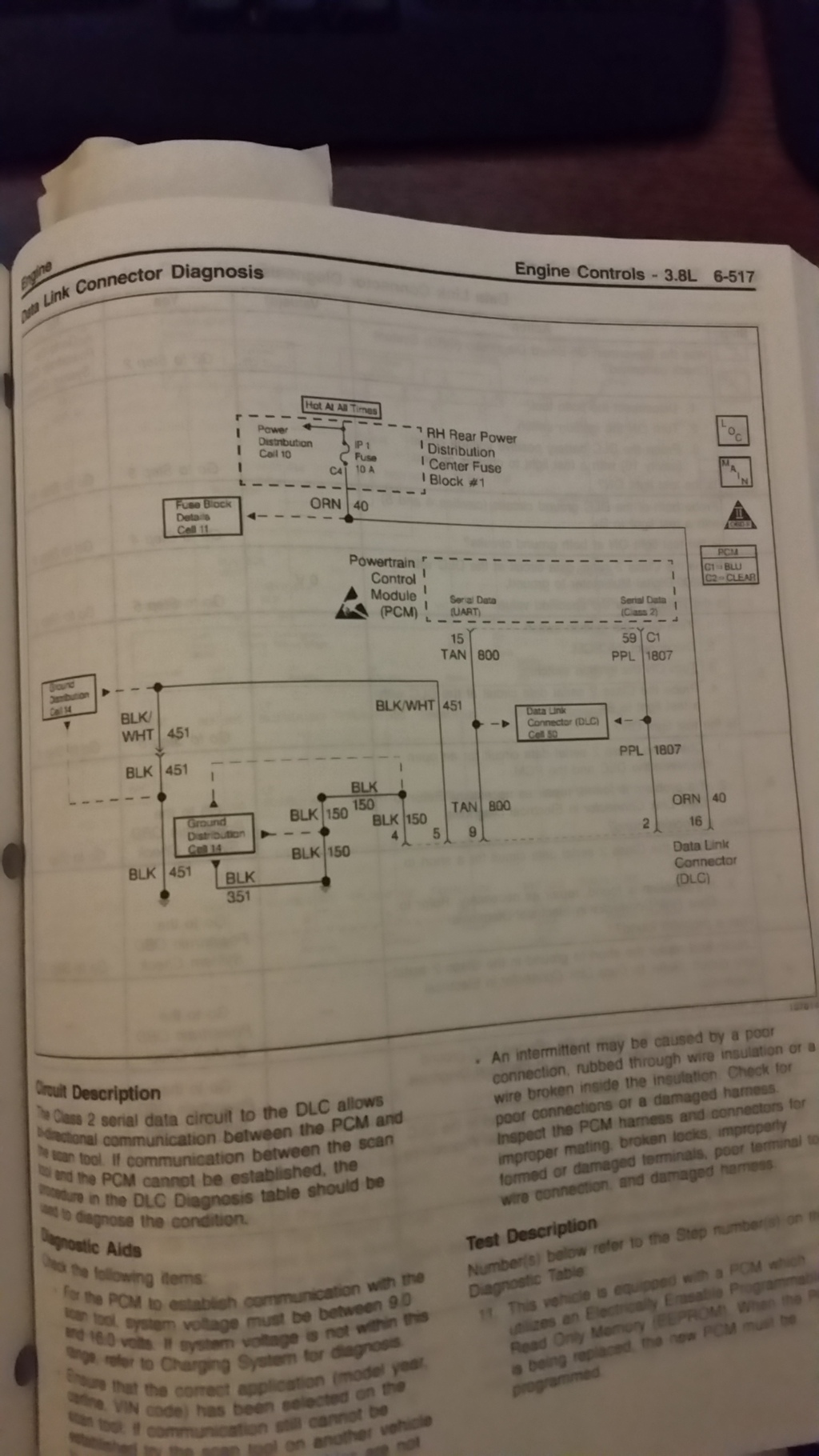 Calling those with a 1999 FSM - data link connector pinout 20150829_160105