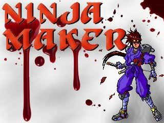 Ninja Maker, engine de game de ninja Teladeapresentacao