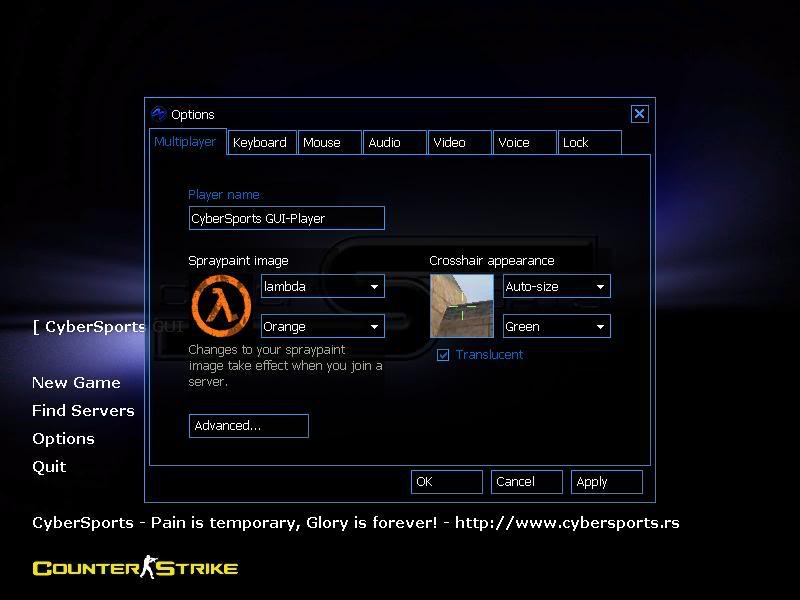 CyberSports GUI v2.0 Ss2