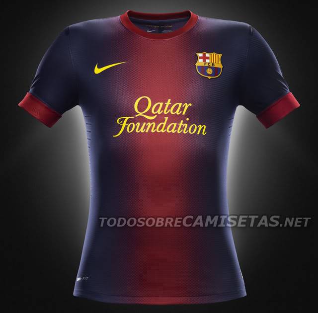 Barcelona - Uniformes - 2012/13 BARZ12home