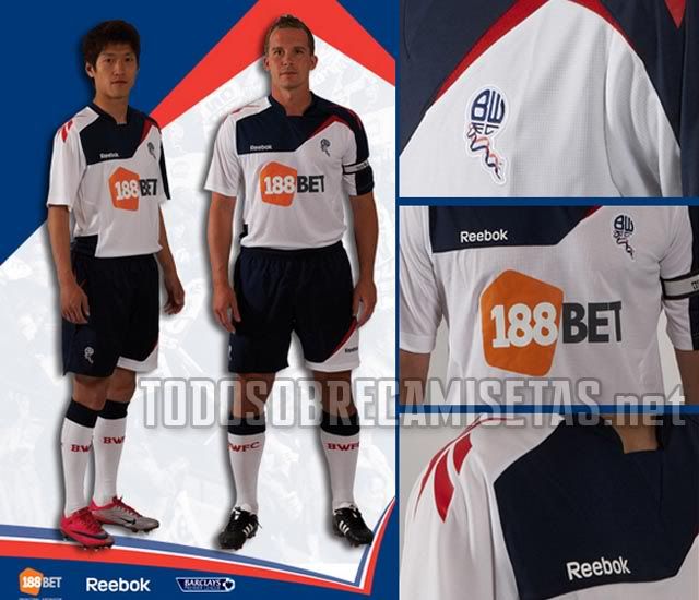 Bolton Wanderers Reebok Home Kit 11/12 Bolton11main