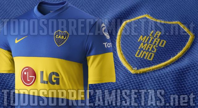 NUEVO, EXCLUSIVO! Camiseta de Boca 2012, HORRIBLE! jajajaja CABJintro