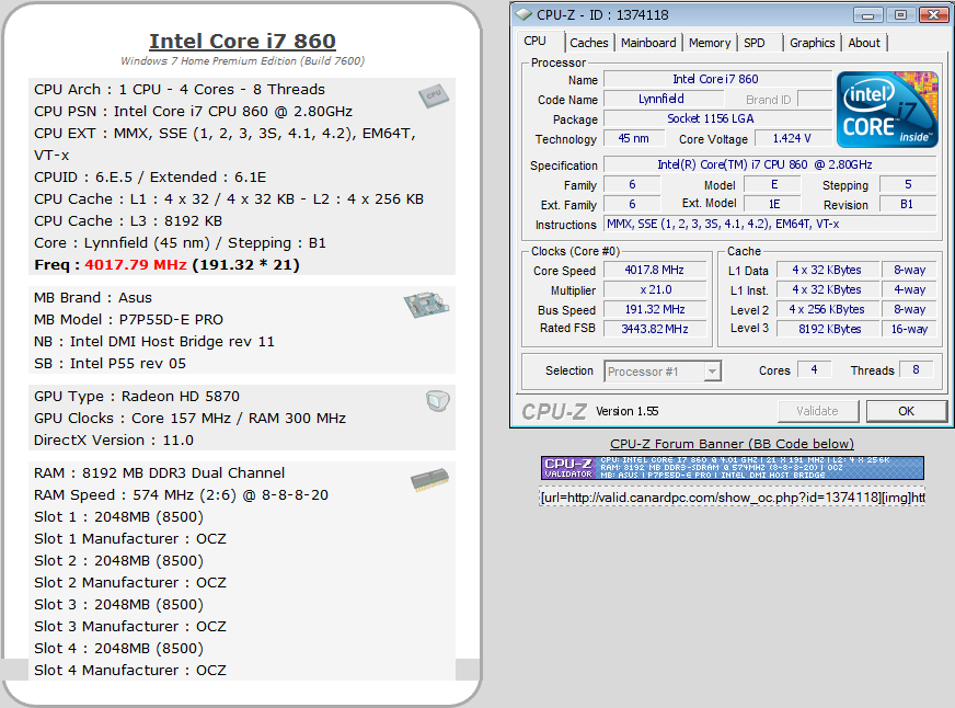 Overclock Ftw. PCOC