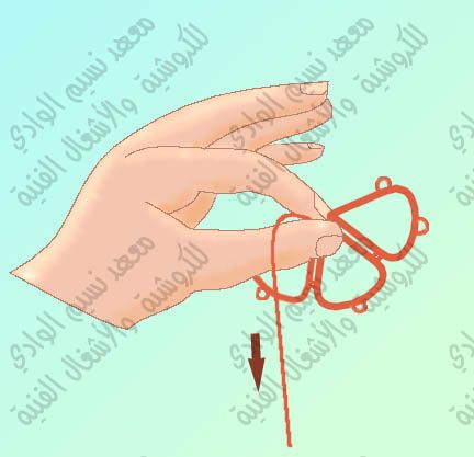 شغل المكوك او tatting 1-1