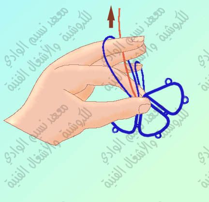 شغل المكوك او tatting 4-1