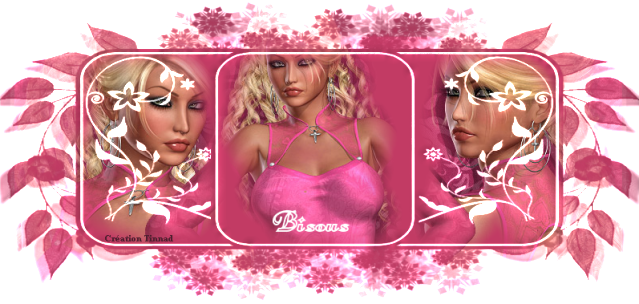 tags rose femme Bisous