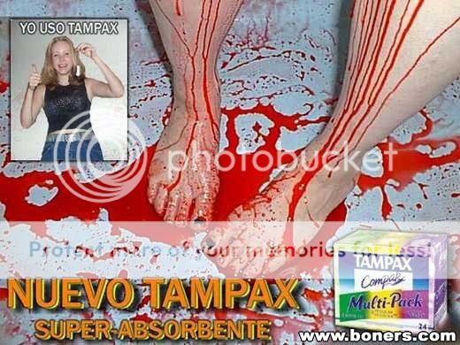 Un poquito de humor negro........ TAMPAX