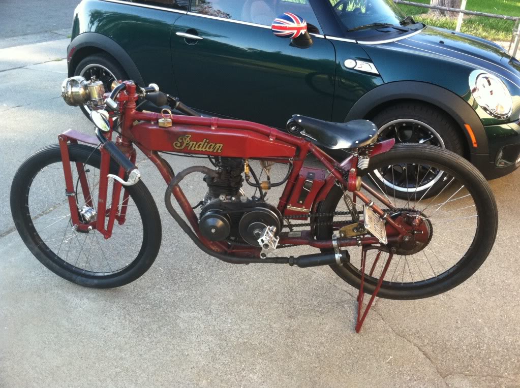 1911 Indian Cafe Racer project Photo-18