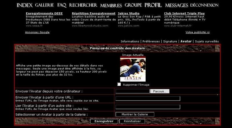 Comment mettre un avatar ? ScreenShot003