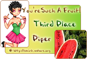 You're Such A Fruit! Awards Thirdplace