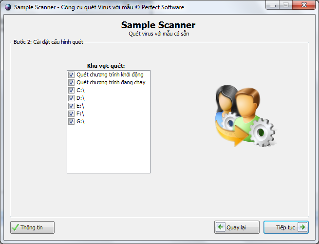 Sample Scanner - Quét và diệt Virus với mẫu có sẵn  Sc2