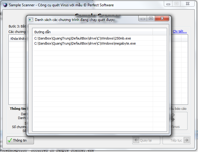 Sample Scanner - Quét và diệt Virus với mẫu có sẵn  Sc4