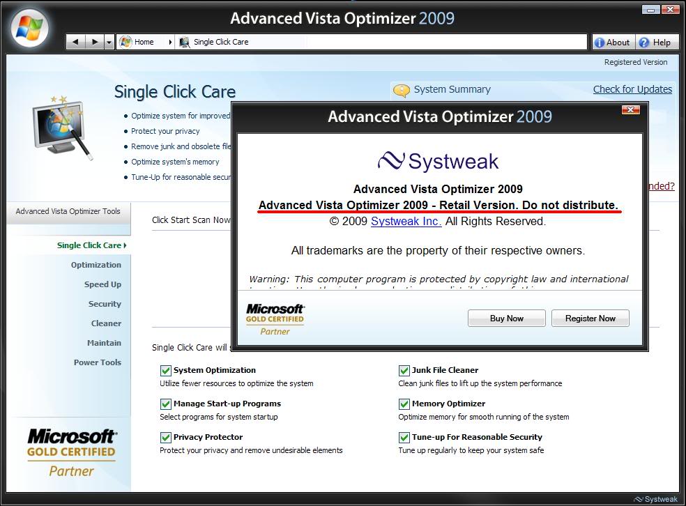 Advanced Vista Optimizer 2009 3.5 AdvVistaTweak