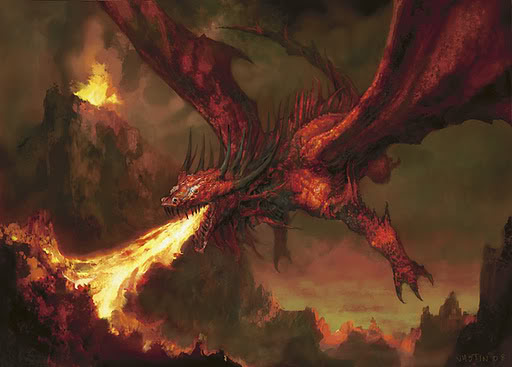 Dragones negros y dragones rojos Dragon