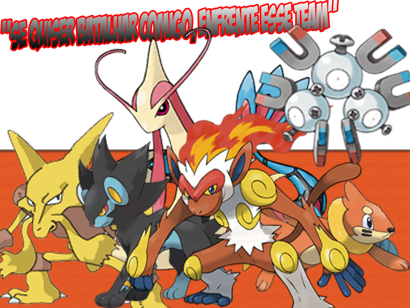 Galeria Pokemon Designer:Lucas G. Sequiserbatalharcomigoenfrenteesseteam