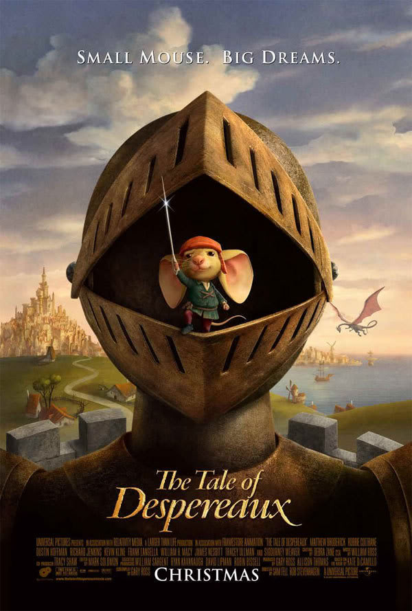 مكتبة الاحلام لكل الأفلام الكرتونية المدبلجة والمترجمة  ‏ Despereaux-poster