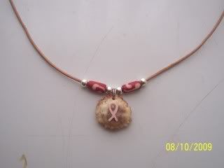 Carved pink ribbon necklace 000_1692