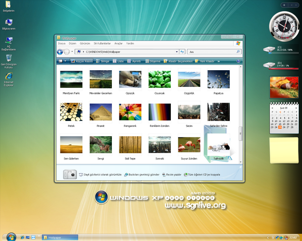 Windows XP AERO XTREME 2009 (LIVE/CLASSIC) (TÜRKÇE) - ÇIKTI - SGNLIVE2_AERO_XTREME_LIVE3