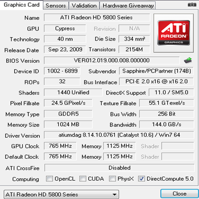 Full Overclock Paketi Gpuz