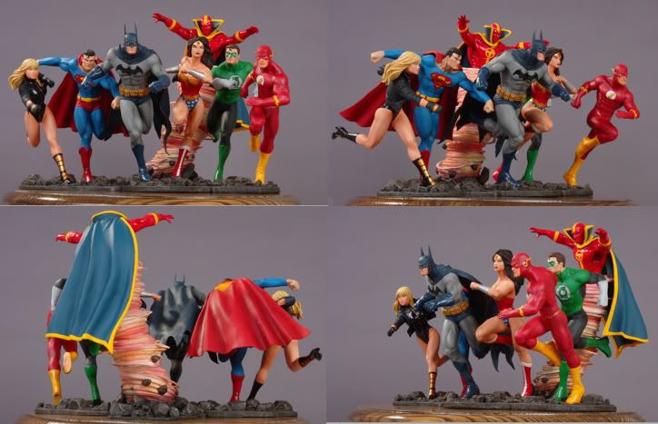 JLA BUILD-A-SCENE STATUE: PART 2 Statue Jlabuild