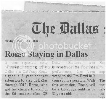 Dallas Cowboys Re-Signings Dallasmorningnews-romo-1