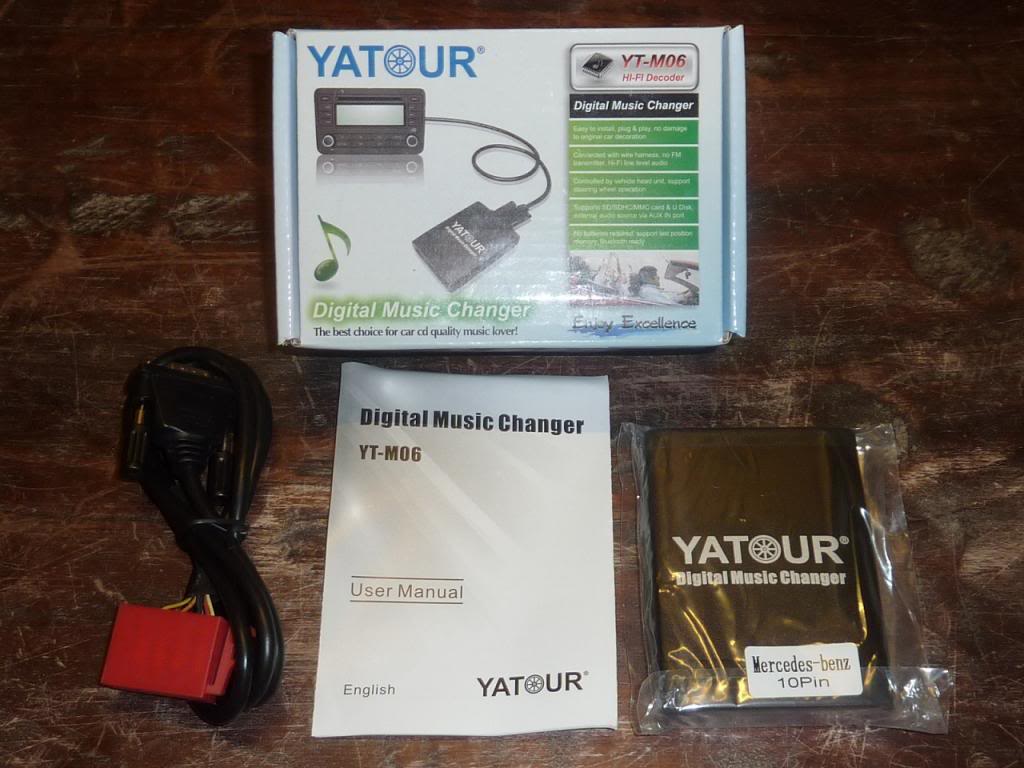 [vendo] Becker Audio 10 BE3201 e Yatour YT-M06 Digital Music Changer P1000974