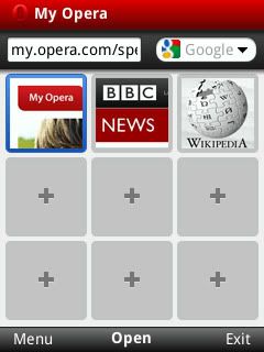 Trình duyệt Web Opera Mobile 10 Free SuperScreenshot0016