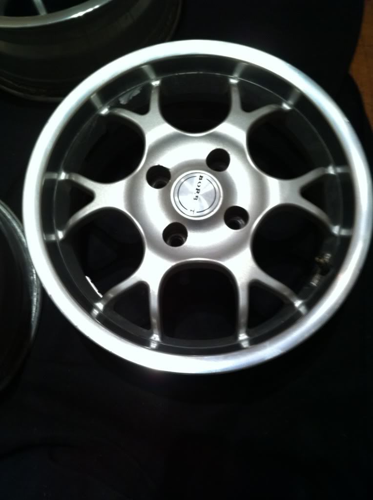 15" Borbet BS wheels  with polished dishes 4x108pcd IMG_0130