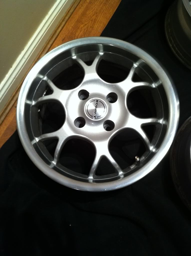 15" Borbet BS wheels  with polished dishes 4x108pcd IMG_0131