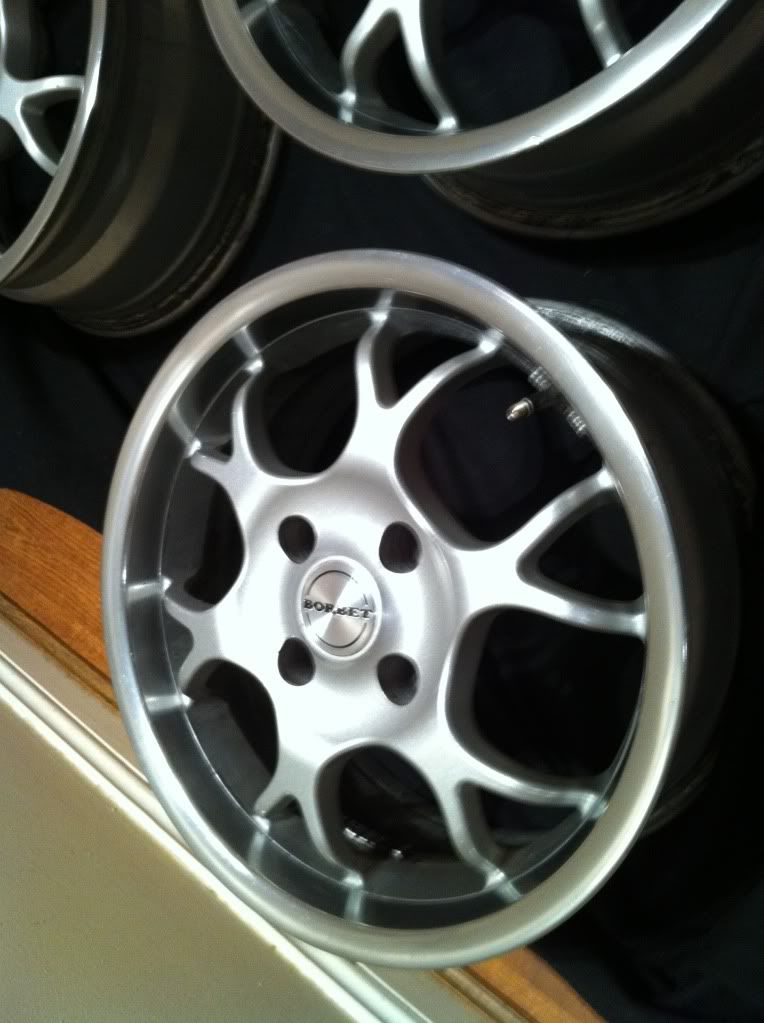 15" Borbet BS wheels  with polished dishes 4x108pcd IMG_0134