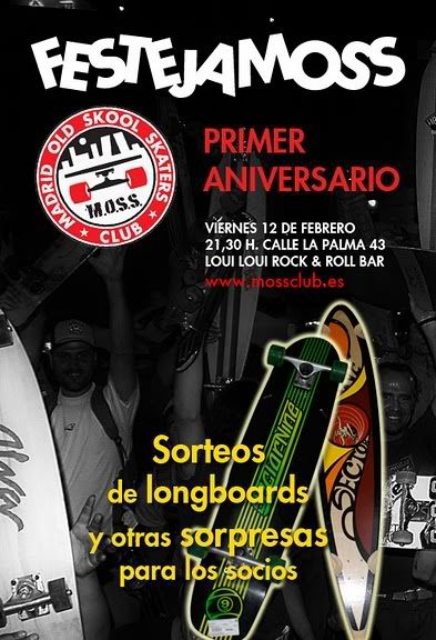 Fiesta Aniversario del Club MOSS CartelFiesta