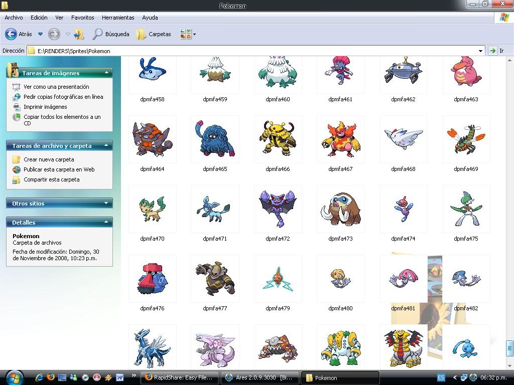 Casi 500 sprites de pokemon Dibujo