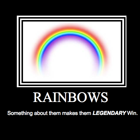 Funny S&%T! RainbowMotivationalPoster