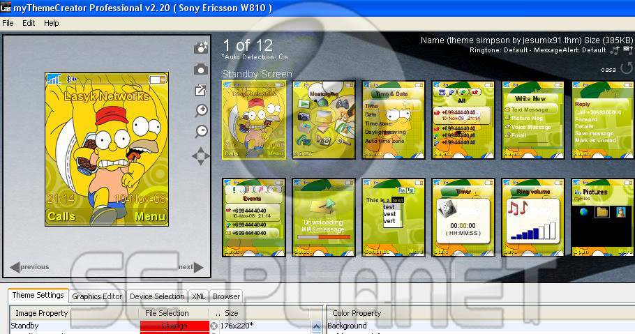 como activar un menu flash con un .thm 6