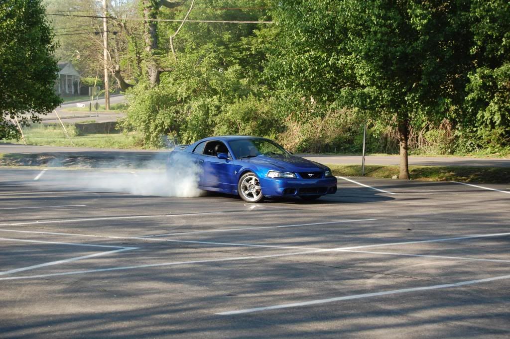 Some Pics of My Burnout From the Tennessee Mustang Club Meet April25TMCmeet158