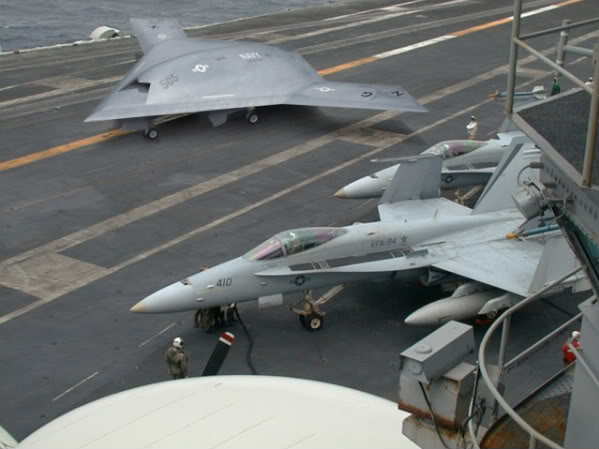 Cool Stuff AIR_UAV_X-47B_Concept_On_Carrier_Ne