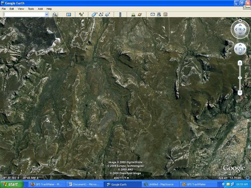 How to make a track in Google Earth and open it in Mapsource GPS1