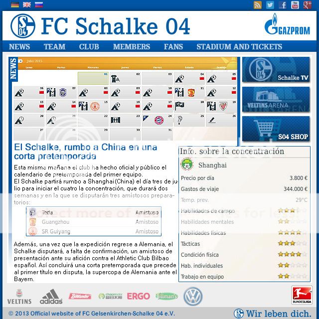 Quirós (II). FC Gelsenkirchen-Schalke 04 e.V - Página 14 Pretemporada_zpsdeec20a6