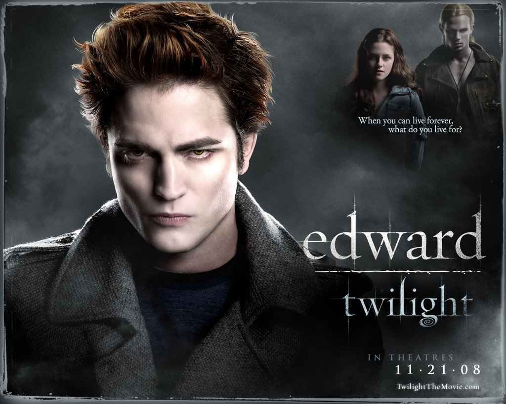 twilight, and who didnt hear bout it EdwardWallpaper