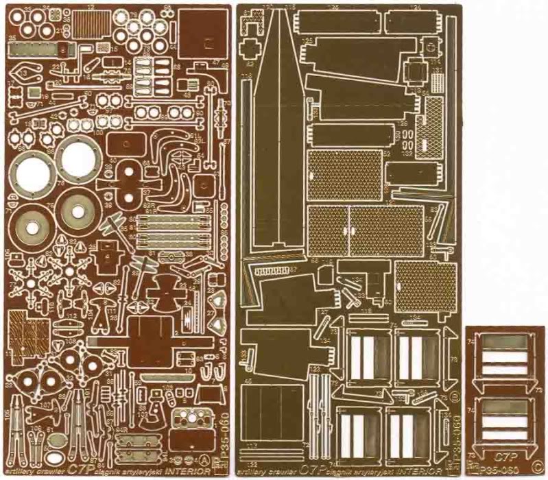 Tractor de artillería C7P (Versión rusa) Mirage 1/35 INTERIOR0