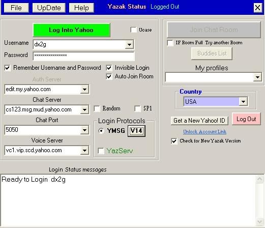 setting yajak(yazak) Wekz-13