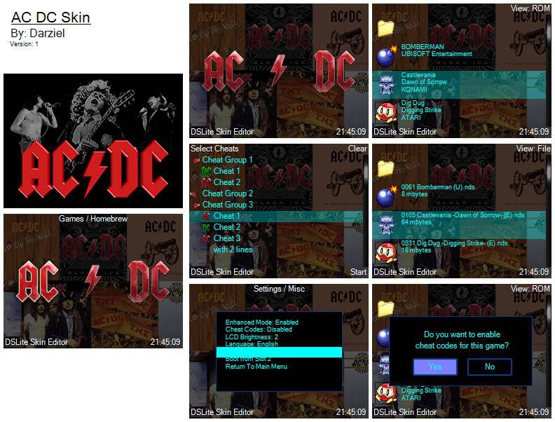 AC DC Themed Skin AC_DC_screen_shot