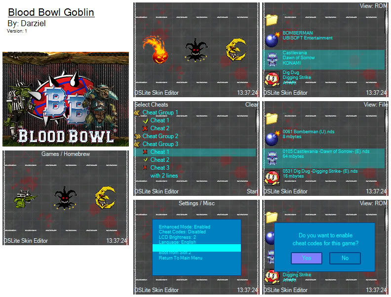 9 Bloodbowl Themed Skins - Exclusive to Edge NDS SkinZ BB_Goblin_screen_shot