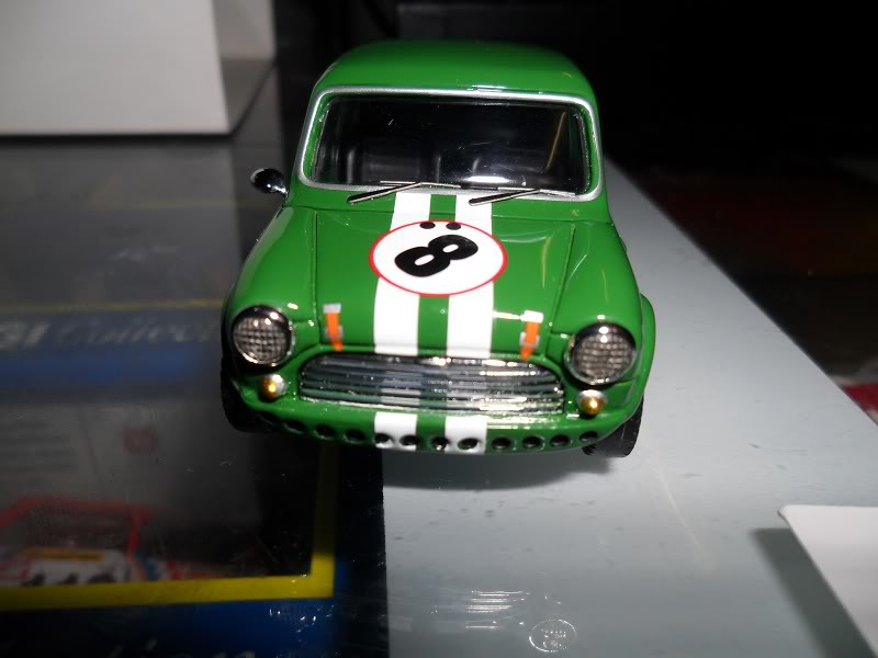 1:43 scale Mini Broadspeed as raced by Brian Foley and Laurie Stewart Bfront