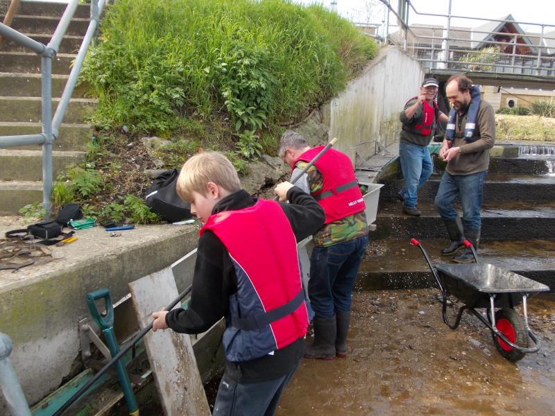 Eel pass clean up DSCN0948